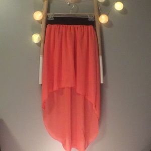 High low skirt